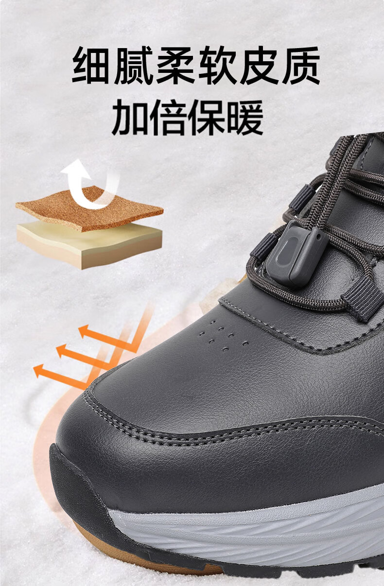 Anglerfish Old Beijing Women's Winter Cloth Shoes Thickened Wool Cotton Shoes Non-slip Soft Sole Walking Shoes A8010 Red Size 38 2
