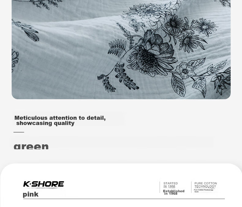 KING SHORE Class A Pure Cotton Three-Layer Undyed Gauze Towel Blanket, Washable Air Conditioning Quilt, Multifunctional Nap Blanket, One Piece 11