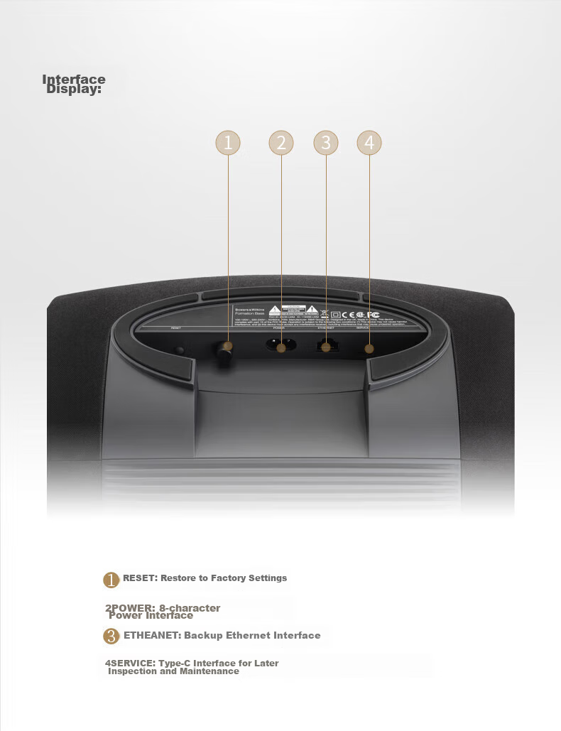 Baohuaweijian Formation Bass Wireless Bluetooth Home Subwoofer Speaker B&W Home Theater HIFI Active Subwoofer Speaker Gift for World Cup 17