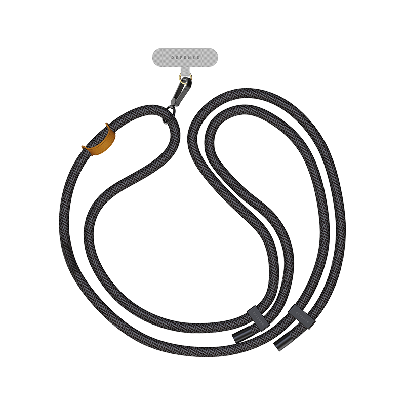 DEFENSE Udemos Phone Lanyard Basic Phone Accessory, Woven Cord Phone Strap Crossbody Strap Adjustable Portable Strap Anti-Loss Fashionable Strap Lanyard