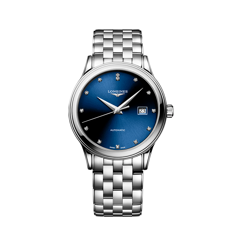 LONGINES Swiss Watch, Military Flag Series, Men's Steel Strap Mechanical Watch, L49844976