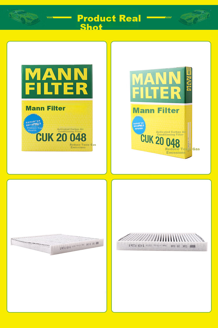 MANNFILTER Air Conditioning Filter Element CUK20048 for BAIC New Energy EC180, EC200, EC220, EC3 Electric Vehicles 5