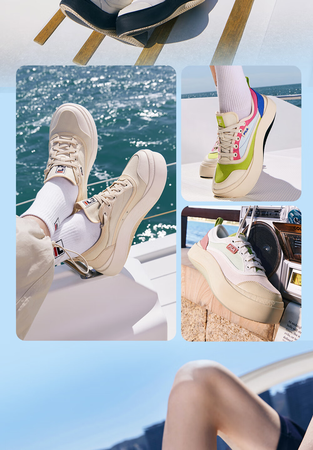 FILAFILA Official Women's Modern Fashion Retro Canvas Casual Shoes 12