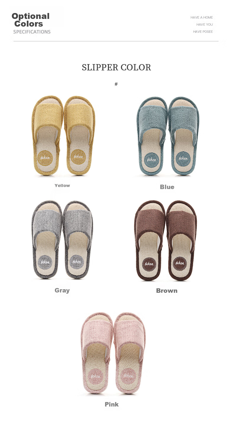 TZLDN Indoor Linen Slippers for Men, Summer 2026 Couple's Home Cotton And Linen Sandals for Men And Wome 3