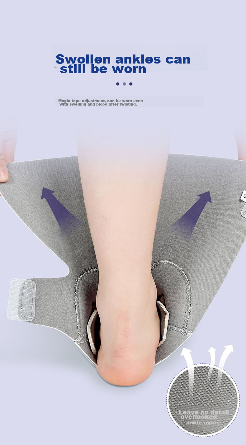 TEEIS Ankle Brace, Foot Support, Ankle Joint Fixation Brace, Post-Injury Fixation for Sprains, Rehabilitation for Ligament Injury Recovery Sleeve 7