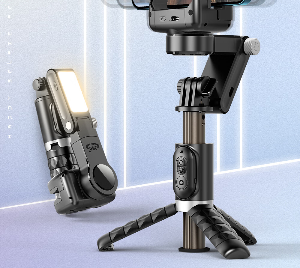 Selfieshow C16 Upgraded Mobile Phone Stabilizer Handheld Gimbal Full-Automatic 360-Degree Rotation Tracking Live Streaming Short Video Vlog Travel Selfie Stick 3