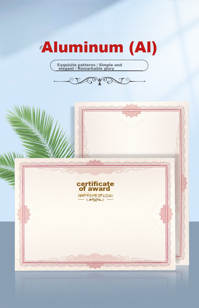 Befon A4 Certificate Paper for Awards, Honorary Certificates, Internal Pages, Appointment Letters, Graduation Certificates, Student Awards, Corporate Recognition, Training Certificates, Printing Paper, Stationery, 12 Sheets, 9970 1