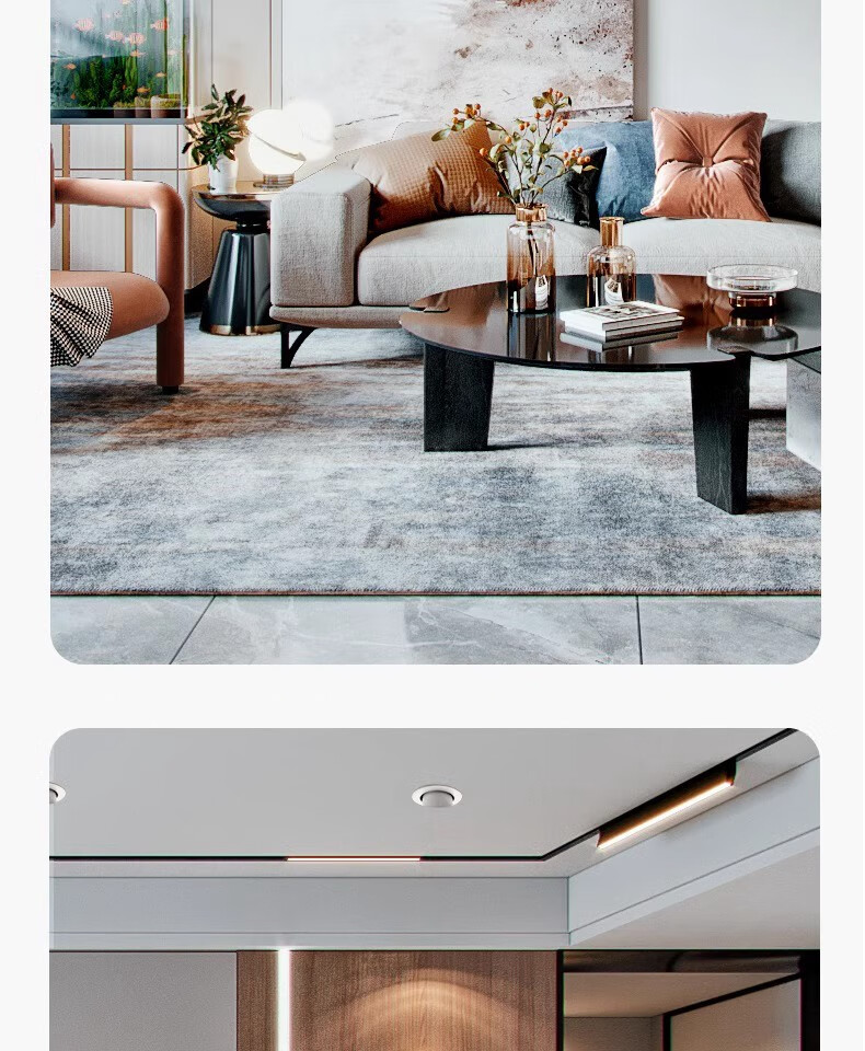Fanyao Embedded Elephant Trunk Spotlight LED Wall Washer Adjustable Angle Telescopic Commercial Ceiling Light Neutral Light - 15W 4