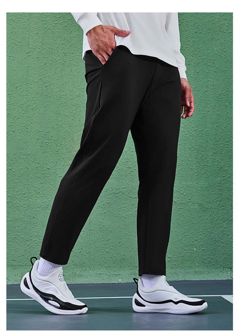 Zhunzhe Men's New Sports Running Casual Straight-Leg Knit Pants 11