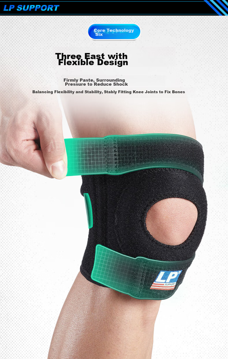 LP 782 Sports Knee Brace Meniscus Running Patella for Men And Women, Cycling Badminton Basketball Football Jump Rope Hiking Protective Gear 11