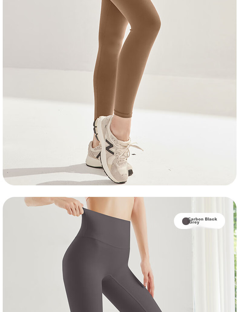 XUEXIMAN High-Waisted Yoga Pants for Women with Butt-Lifting Effect, Running Sports Leggings, Base Layer Fitness Yoga Wear for Summer 20
