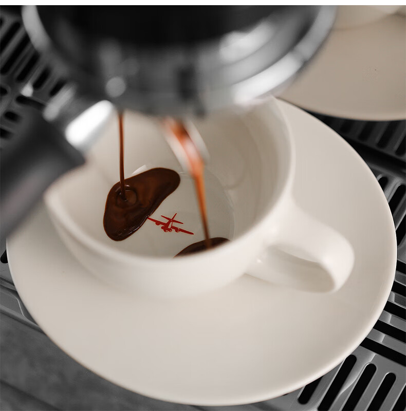 MHW-3BOMBER Bomber [Gift] Ceramic Coffee Mug, Latte Art Cup, Cup And Saucer Set, Instagram-Friendly, Retro High-End Feel, Niche 20