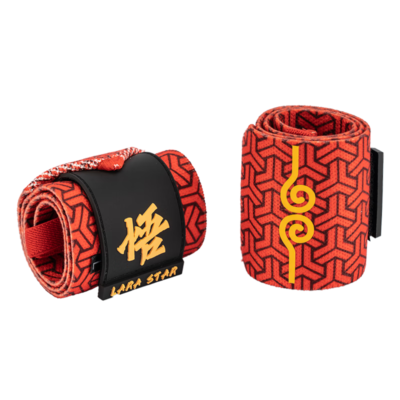 Laura Star Fitness Wrist Wraps for Men Weightlifting Power Training Anti-Sprain Sports Band Walker Black