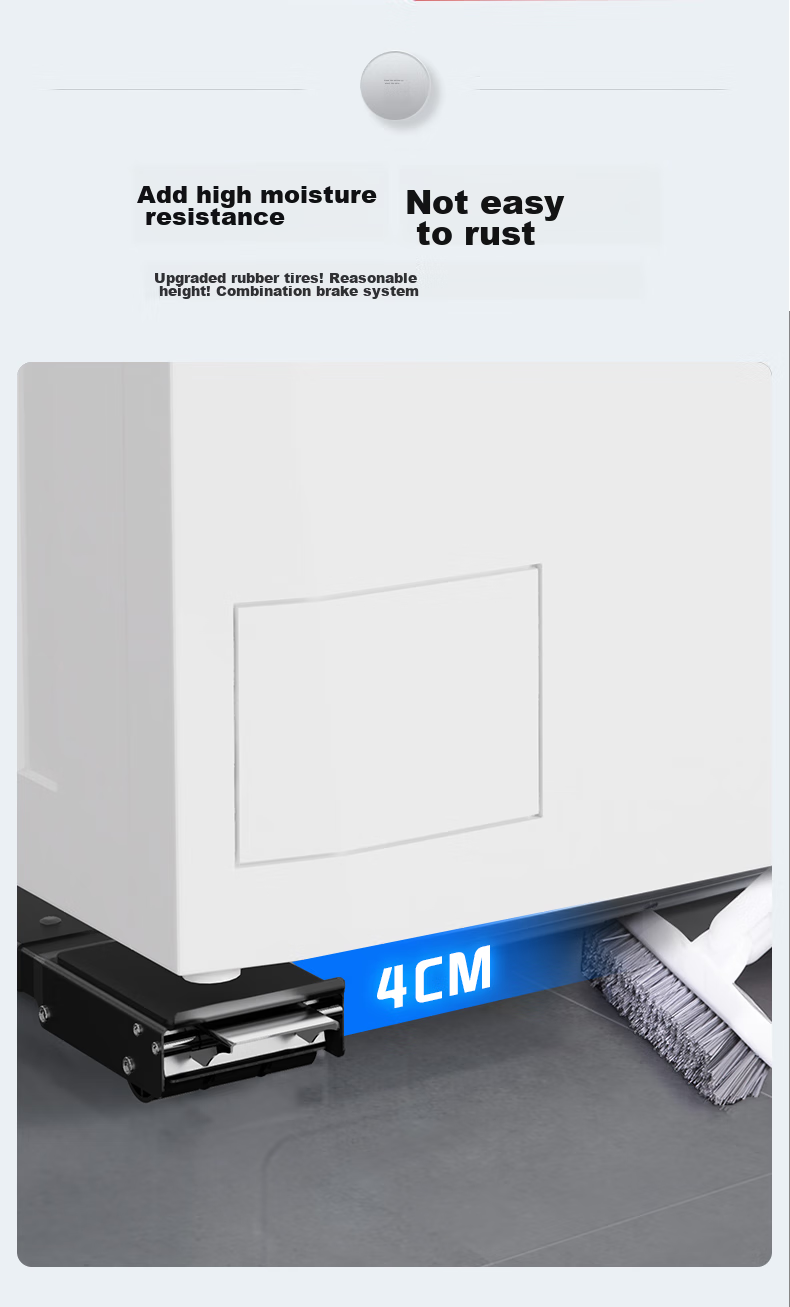 Beishi Washing Machine Base, Universal Foot Pads for Washing Machines, Impellers, Drum Washing Machines, Refrigerators, Compatible with Haier, Xiaotianyan, Midea, Siemens And Other Brands, Shock-Absorbing Brackets 9