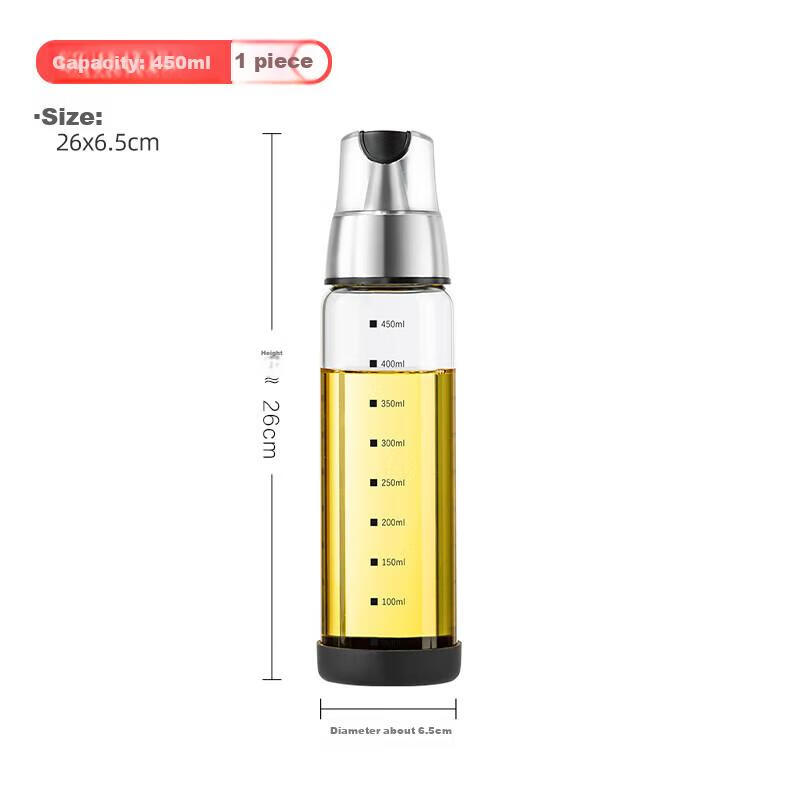 Newair Glass Oil Dispenser with Automatic Opening And Closing, Leak-Proof Kitchen Home Oil Bottle Container for Sesame Oil, Soy Sauce, Vinegar And Seasoning