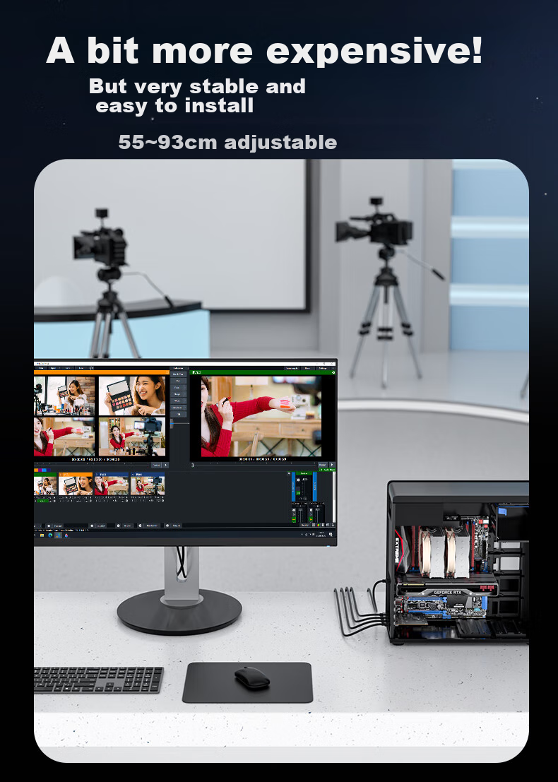 Acasis 4-Channel HDMI Built-In PCIe Capture Card Compatible with Cameras, DSLR, Mirrorless Cameras, VMIX Video Live Streaming, Conference, Online Teaching, Director, Multi-Channel Recording Card AC-4HDMI 10