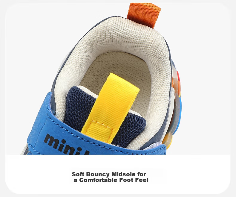 Minibala Kids Light-Up Shoes 25 Autumn New Boys and Girls Casual Sports Baby Toddler Walking Shoes Little Kids Glowing Sneakers 4
