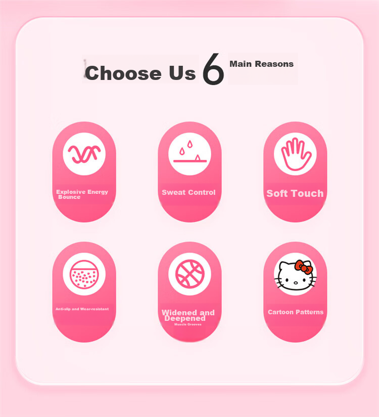 Mesuca No. 7 PU Basketball HelloKitty Girls' Gift, Valentine's Day Gift for May 20th 2
