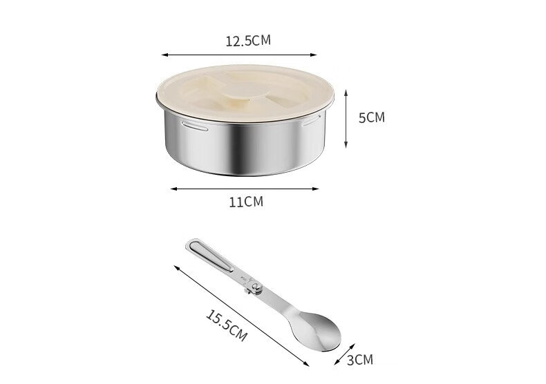 Ymer Stainless Steel Insulated Lunch Box with Extra Large Food Container Portable Lunch Bucket for Office Workers and Students [Chubby Matte White] 38