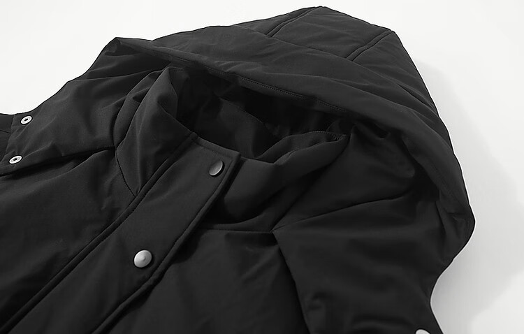 Dme [Black Technology Triple-Protection Battle Robe], Winter Cold Protection Tool, 90% Duck Down, Hooded Drawstring Velcro Women's Jacket 7