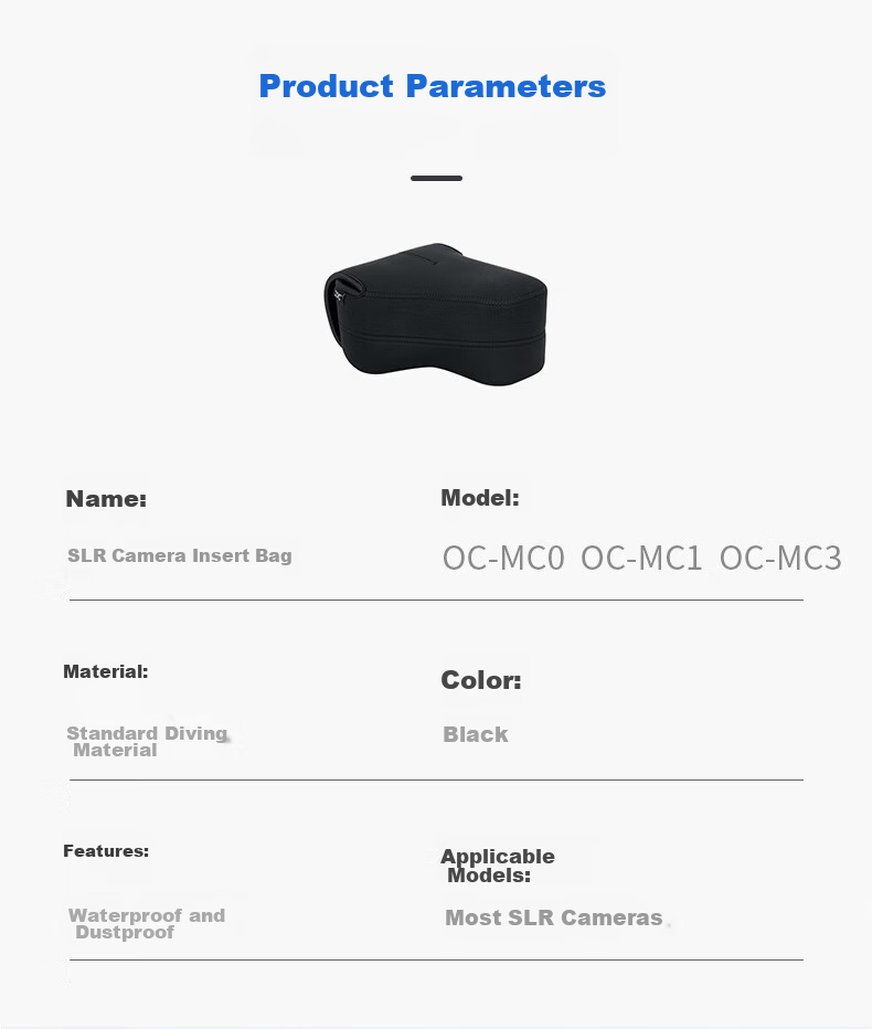 JJC Compatible with Canon EOS 200D II Camera Bag Inner Liner for Sony A7m5/m4 A7r3 Nikon Z62 Z72 Fuji DSLR Mirrorless Cameras (Random Old Or New Version Shipped) 8