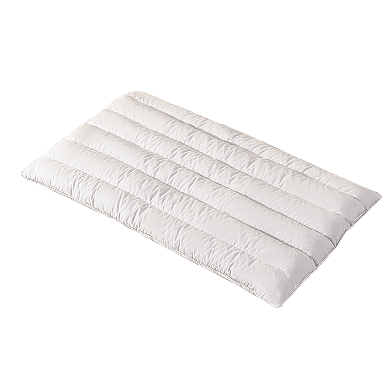 I-WILL Buckwheat Pillow for Student Dormitory Or Home Use, All-Cotton Composite Neck Support Medium Pillow, Single Pack, 48*74cm