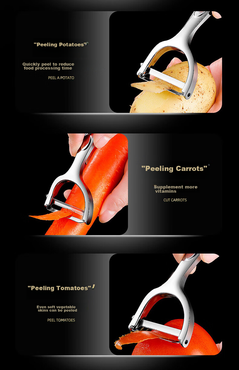 Yagao Peeler, Stainless Steel Peeling Knife, Fruit Slicer, Vegetable And Fruit Peeling Tool YG-C173 10