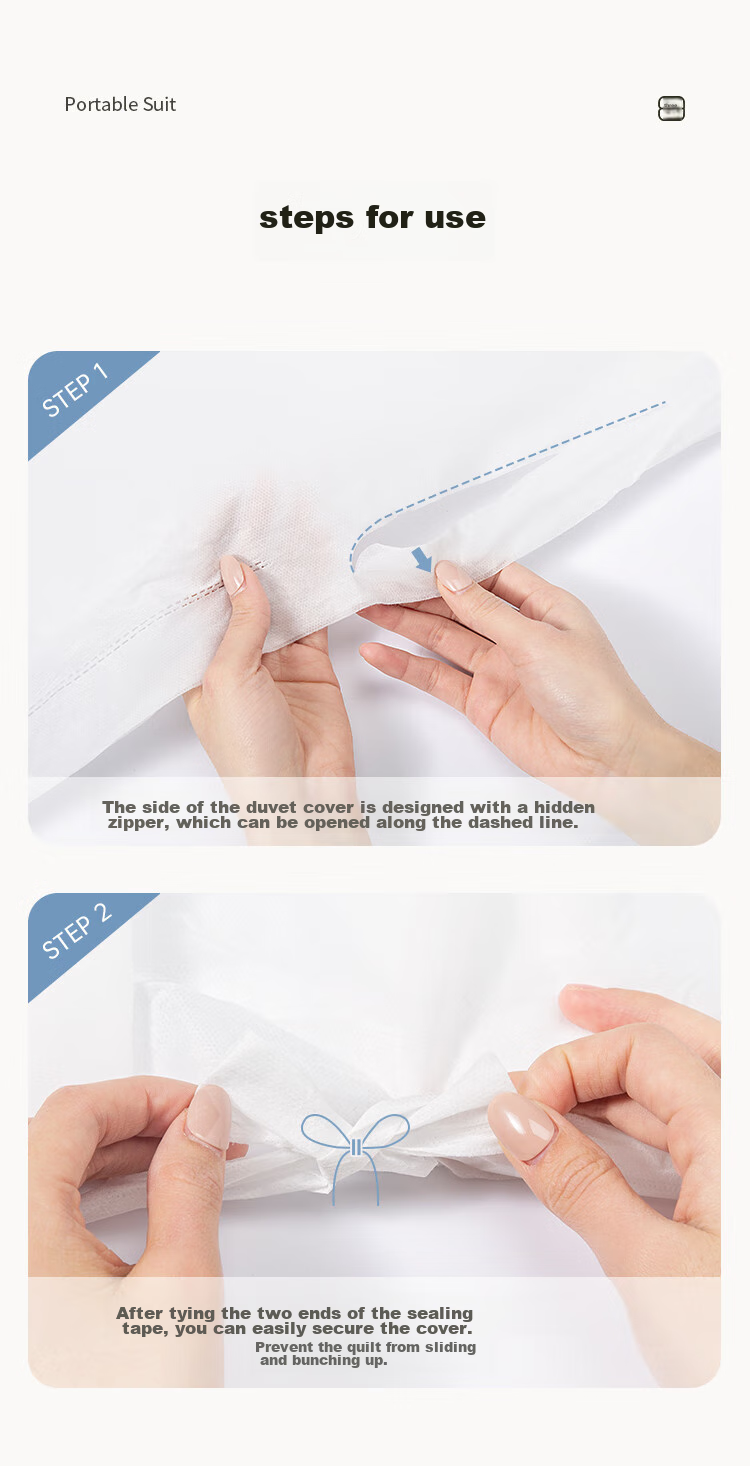Briars (SMS Grade) Disposable Three-Piece Set for Train Sleeper, Hotel Single Bed, Thickened Bedding 12