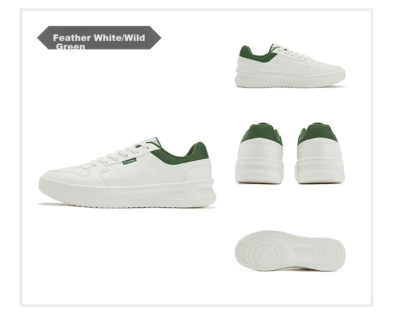 361° Men's Sports Shoes, Autumn Season, Qinghe Sneakers, Versatile Trendy Casual Soft-Soled White Shoes, 672536622-3 27