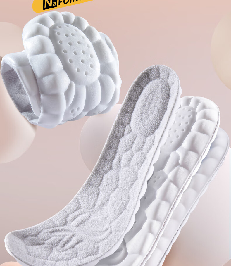 Warrior Warm Fleece-Lined Sports Insoles for Men And Women, Winter Cotton Cold Protection R16036 Gray 45-46 2