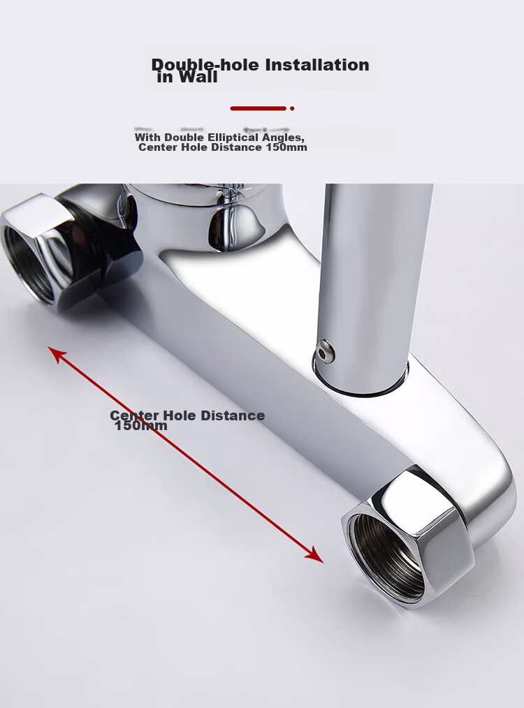 Larsd Wall-Mounted Kitchen Faucet, Hot And Cold Rotatable Sink Mixer Tap for Balcony, LD75032 14
