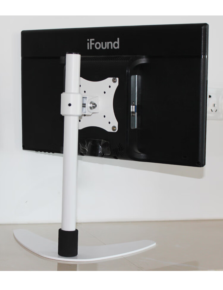 HILLPORT DZ23 White Monitor Riser Stand Desktop Computer Screen Stand Adjustable Rotatable Display Desktop Lift Base 13