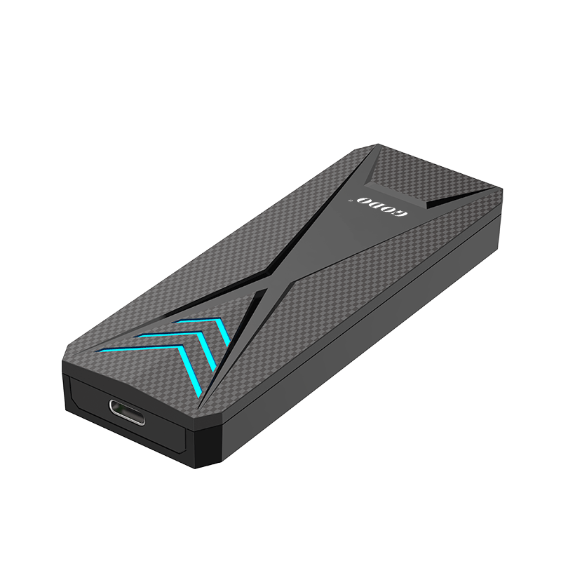 GODO M.2 SSD Enclosure, NVMe to Type-C Dual Protocol, NGFF External SATA, Laptop Thunderbolt 3 Compatible
