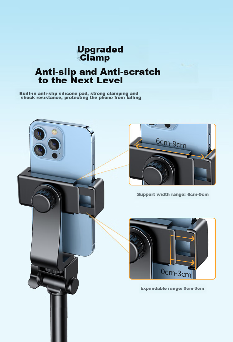 UGREEN Phone Stand, Live Streaming Floor Selfie Stick Tripod, Multifunctional Photography And Video Recording Outdoor Portable Standing Overhead Shooting Support Frame, 2.2 Meters, Suitable for Apple 17 Huawei 14