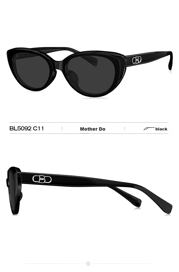 BOLON Sunglasses, Yang Zi's Style, Cat-Eye Sunglasses, UV Protection, Driving Sunglasses for Women, Trendy, BL5092C10 15