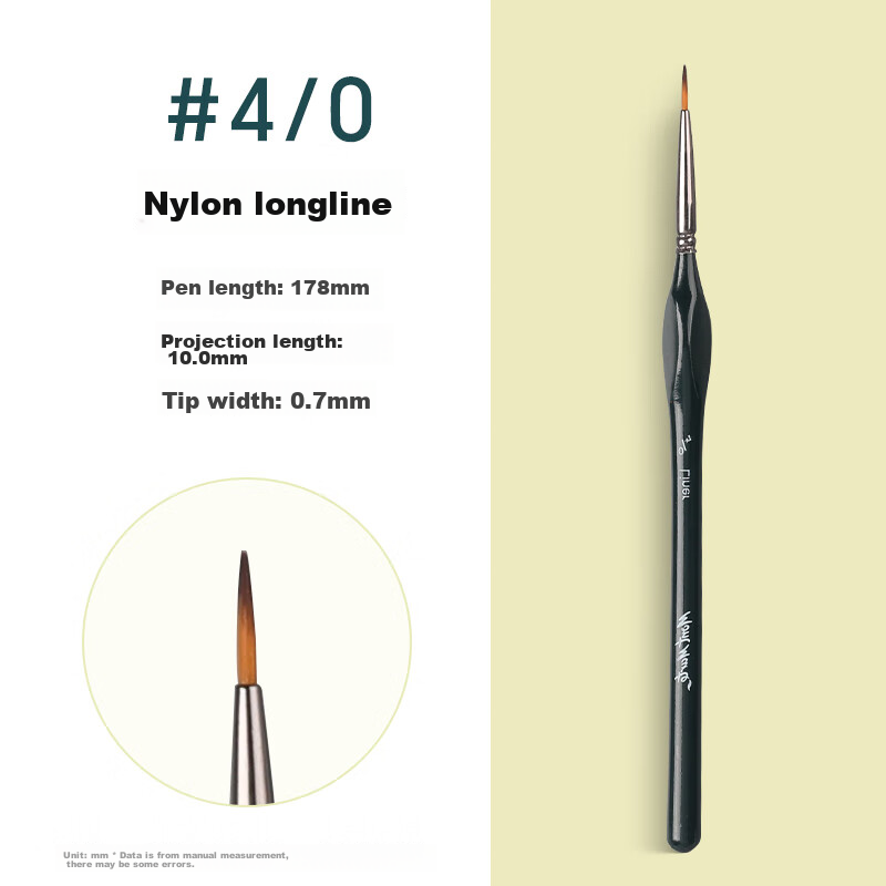 Mont Marte Line Drawing Pen No. 4/0, Brush Pen, Art Drawing Pen, Paint Brush, Outlining Pen, Sketching Pen Set, Long Line Drawing Pen Single Piece MM-GXB Art Sketching