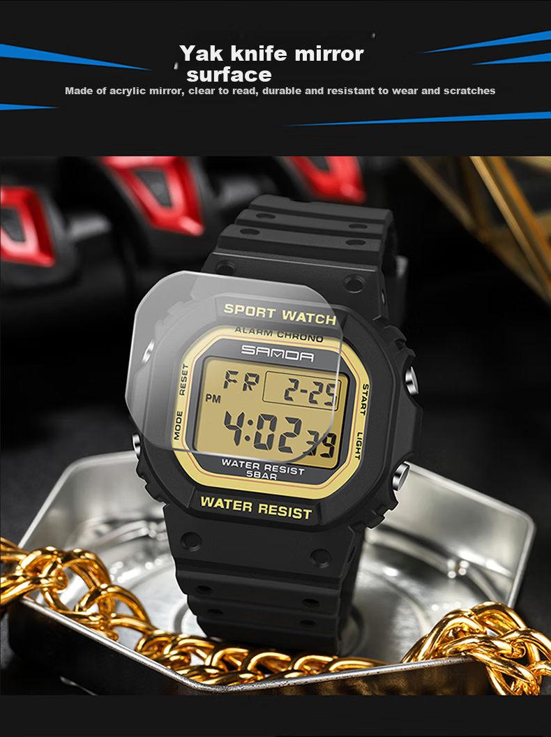 AELVO Electronic Watch, for Middle And High School Students, Teenagers, Boys' Birthday Gift, Sports Bracelet, for Ages 12-14 11