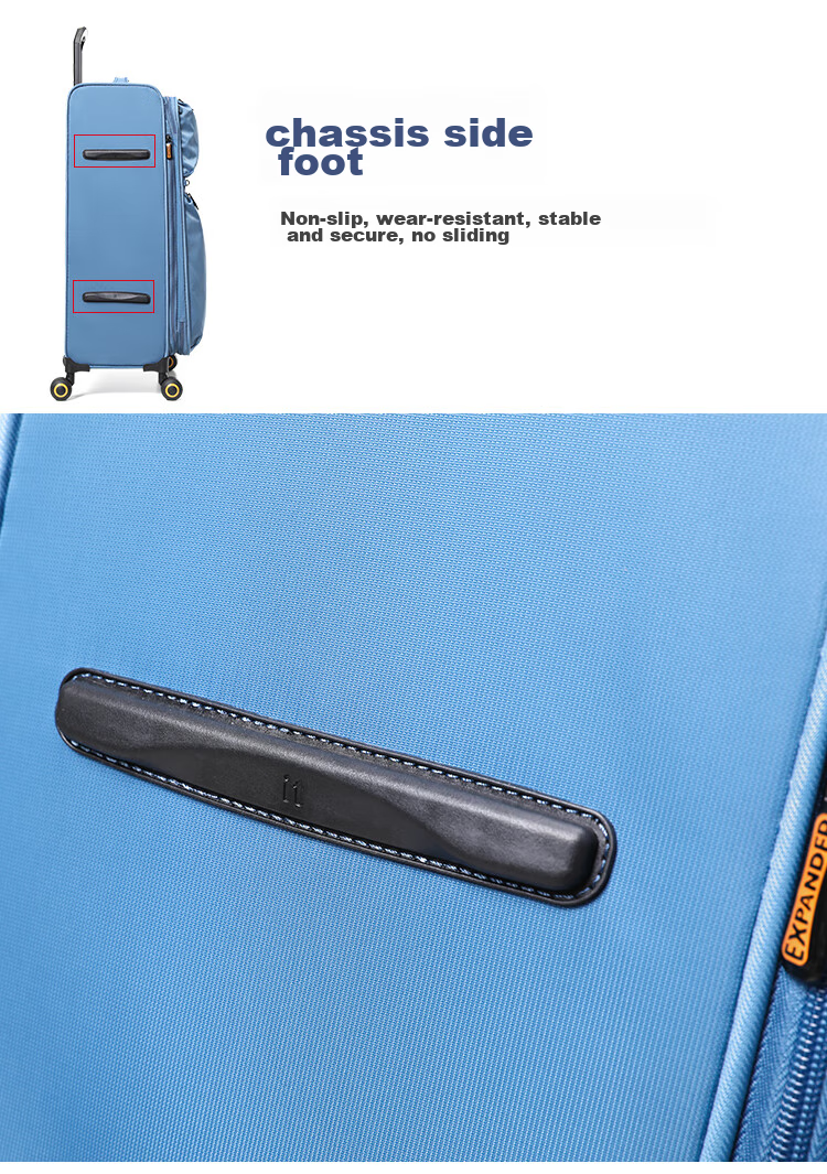 INTERNATIONAL TRAVELLER British IT Luggage Suitcase, Ultra-Light Travel Case, Large Capacity Check-In Suitcase, 24-Inch, 2644 Blue 12
