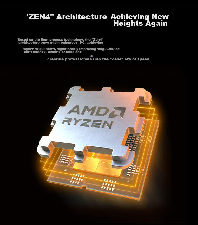 AMD Ryzen 7 7800X3D Gaming Processor, 8 Cores, 16 Threads, 104MB Game Cache, Boost Frequency up to 5GHz, Boxed CPU, Smooth Gaming for Valorant/Delta/CSGO 6
