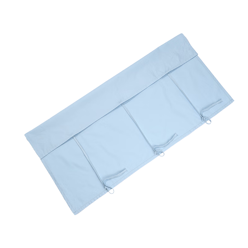 Anmino Anti-Mite Pillowcase 80-Count Pure Cotton Class A Satin Solid Color Washable