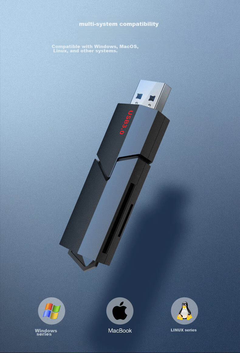 LinkStone USB3.0 High-Speed Multi-In Card Reader, Huawei NM Card Reader TF/SD/NM Card, Multifunctional Type-C Compatible with Apple And Huawei Computers, Memory Cards And Cameras 13