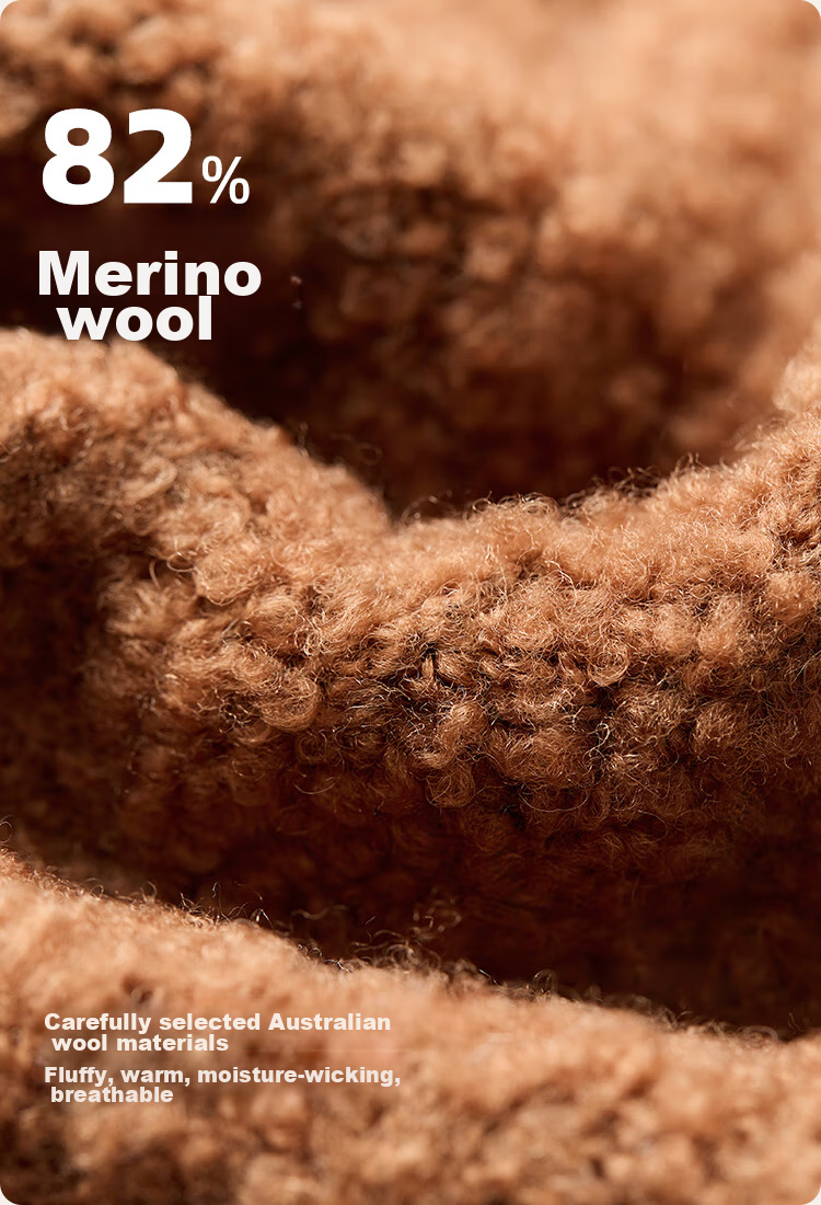 JIUMU Wool Warm Knit Hat, Autumn And Winter Knitted Cap, Cold Hat, Winter Hat, Outdoor Ear Protection Cold Hat for Women in Winter 3