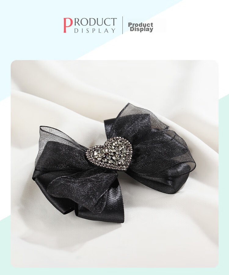 CHIMERA Back-Of Bun Hair Clip, French Bow Barrette, Half-Up Hairpin, Hair Accessory for Women, Mid-Autumn Festival Gift 3