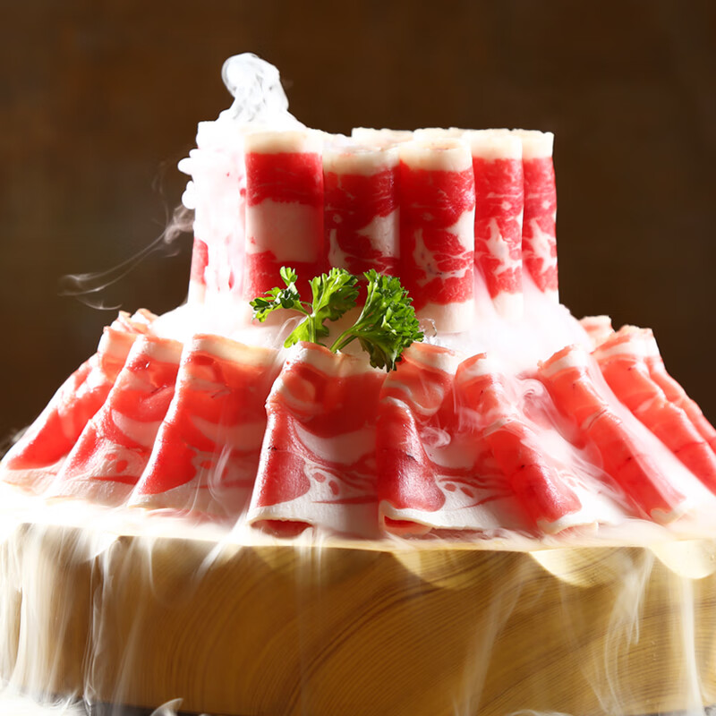 额尔敦内蒙草原羊肉片1斤羔羊肉片生鲜羊肉 火锅涮羊肉烧烤食材