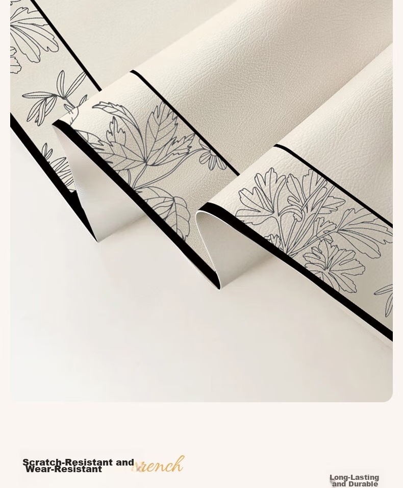 Fengliang Table Mat TV Cabinet Protector Desk Pad Shoe Cabinet Countertop Mat Waterproof Oil-Proof Washable Customizable 30*120 5