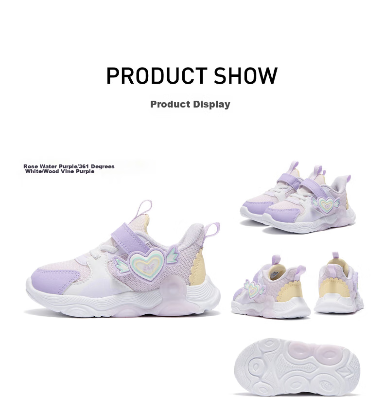 361° Children's Shoes, Kids' And Toddlers' Shoes for All Seasons, Boys And Girls, Bangtan Technology Lightweight Casual Shoes, Walking Shoes, Black Size 22 31