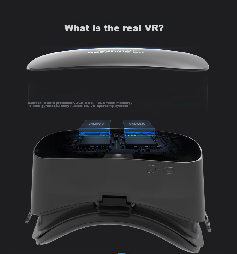 Qianhuanmojing VR All-In AIO5 VR Glasses, XR Glasses, 3D Smart Glasses for Watching Movies And VR Gaming, Head-Mounted Display 3