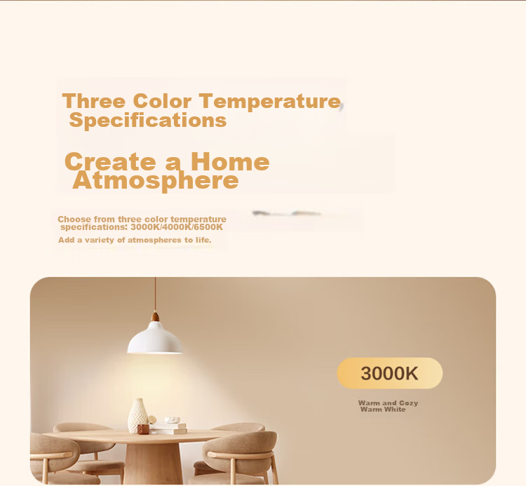 BULL LED Bulb, E27 Large Screw Base, Globe Light Bulb, High Brightness, 8W, Warm White 3000K 7