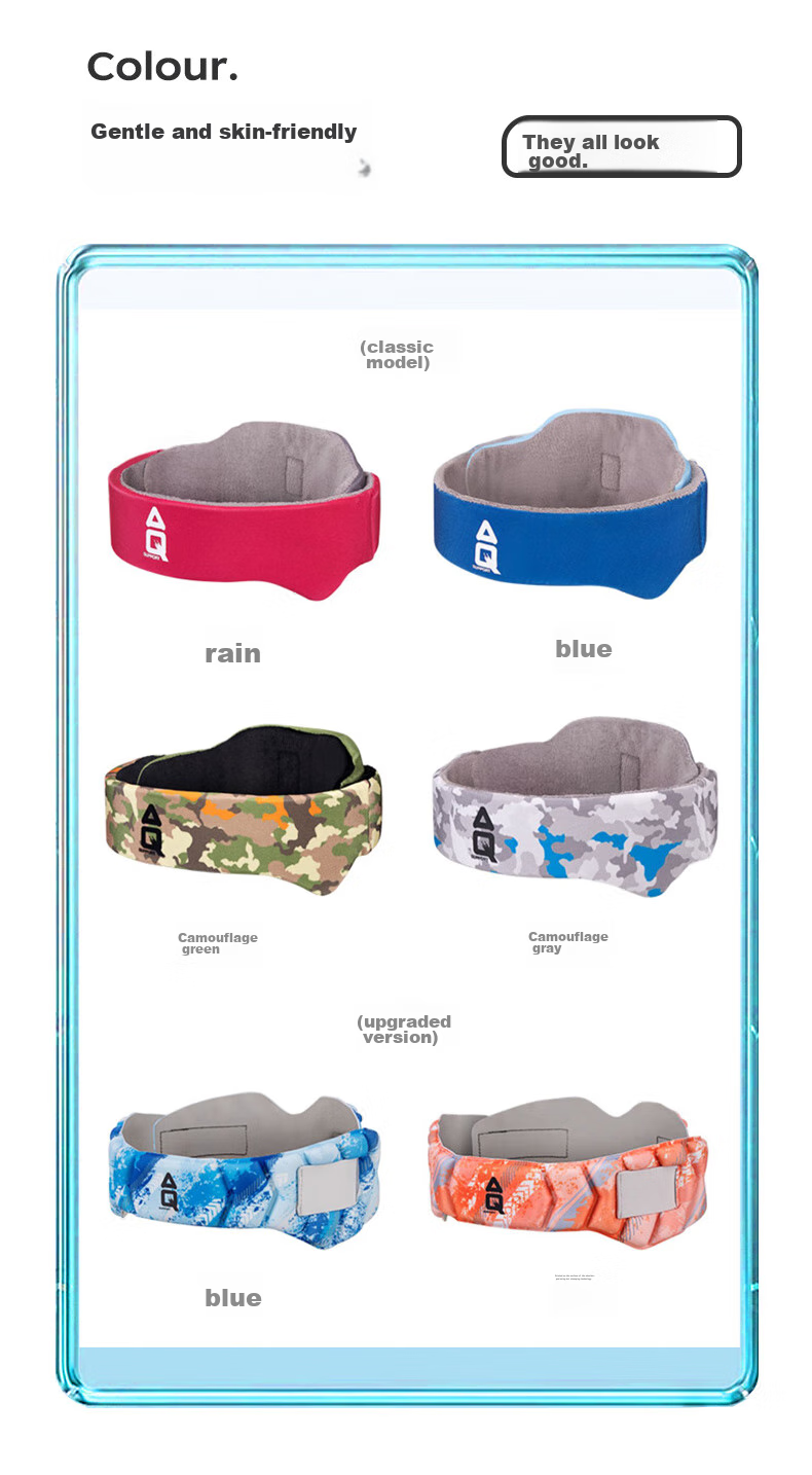 AQ Youth Children Sports Protective Headgear for Soccer, Basketball, Volleyball, Anti-Collision And Fall Protection Headband C50105 Reinforced Blue M Size 12