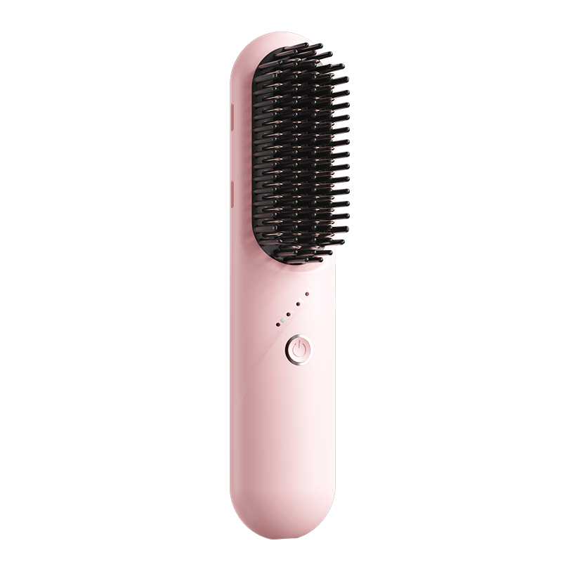 TSUYAGLA Sixth Generation Detachable Wireless Straight Hair Brush with 6 Billion Plasma Hair Protection, Non-Damaging Negative Ion Moisturizing, Efficient And Long-Lasting Styling, Girlfriend Birthday Gift T606 Pink